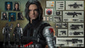 Nota Studio 1/12 Scale Collectible Figure Winter Soldier Bucky Barnes Masked Killer 6" Leather Deluxe Men Soldier Action Figure