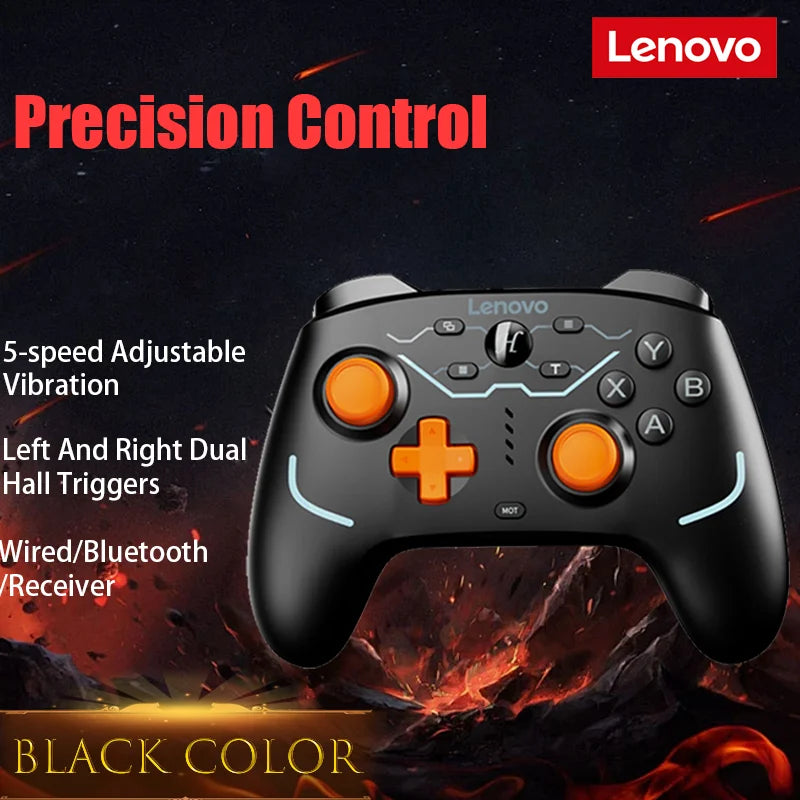 Original Lenovo S04 Bluetooth Gamepad Double Vibration Gamepads For Tablet Game Hall Triggers With 1000Hz Rate Gaming Controller