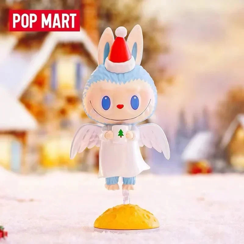 POP MART Labubu Чудовищата Нека Коледна серия Мистериозна кутия Чанта за предположения Играчки Кукла Сладка Аниме Фигурка Украси за Настолни