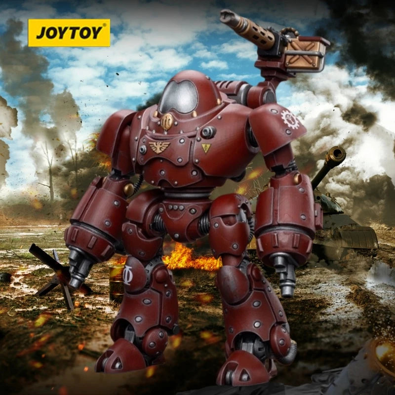 JOYTOY Warhammer 40K Adeptus Mechanicus Kastelan Robot With Heavy Phosphor Blaster Action Figures Collection Doll Original Toys