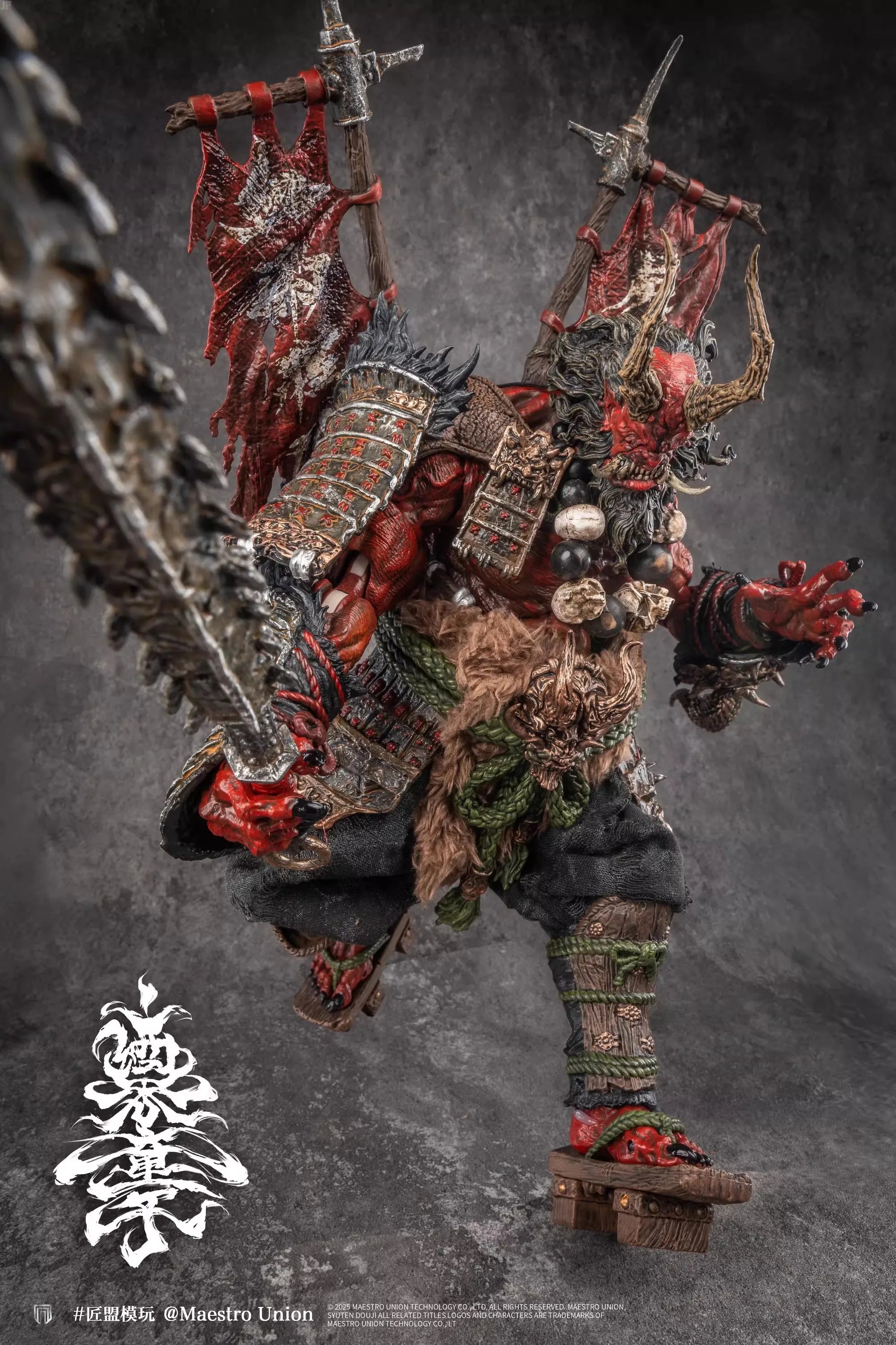 23cm Genuine Maestro Union Syuten Douji Ghost Of Da Jiangshan Immortal Legend Action Figure 1/12 Scale Mu-Il001 Collectible Toy