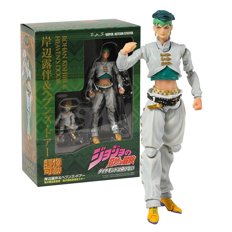 Jojos Bizarre Adventure Star Platinum Action Figure PVC Collection Model Toy Doll Brinquedos