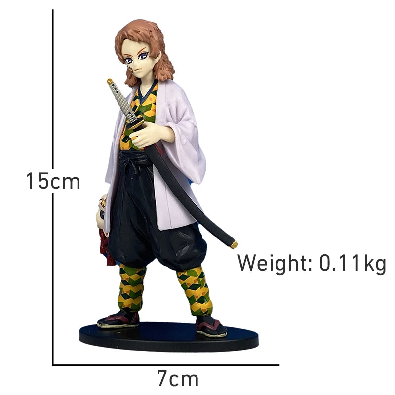 Original Bandai Ghost Killer Anime Same Model The Strongest Of Nine Pillars Himejima Kyoumei Demon Slayer Figure Kids Toys Gifts