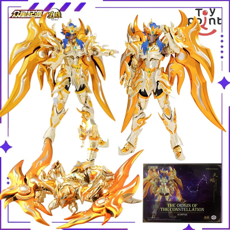 New Toypoint Original Star Origin Scorpio Alloy Saint Cloak Finished Product Mobile Soldier Doll Model Toy Boys' Gifts in Stock