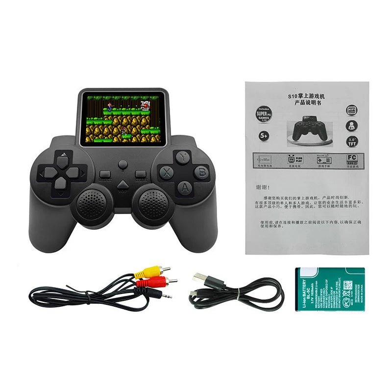 Portable  Built in 520 games 2.4-inch  retro handheld Game Player for S10 video game console to game AV output video player