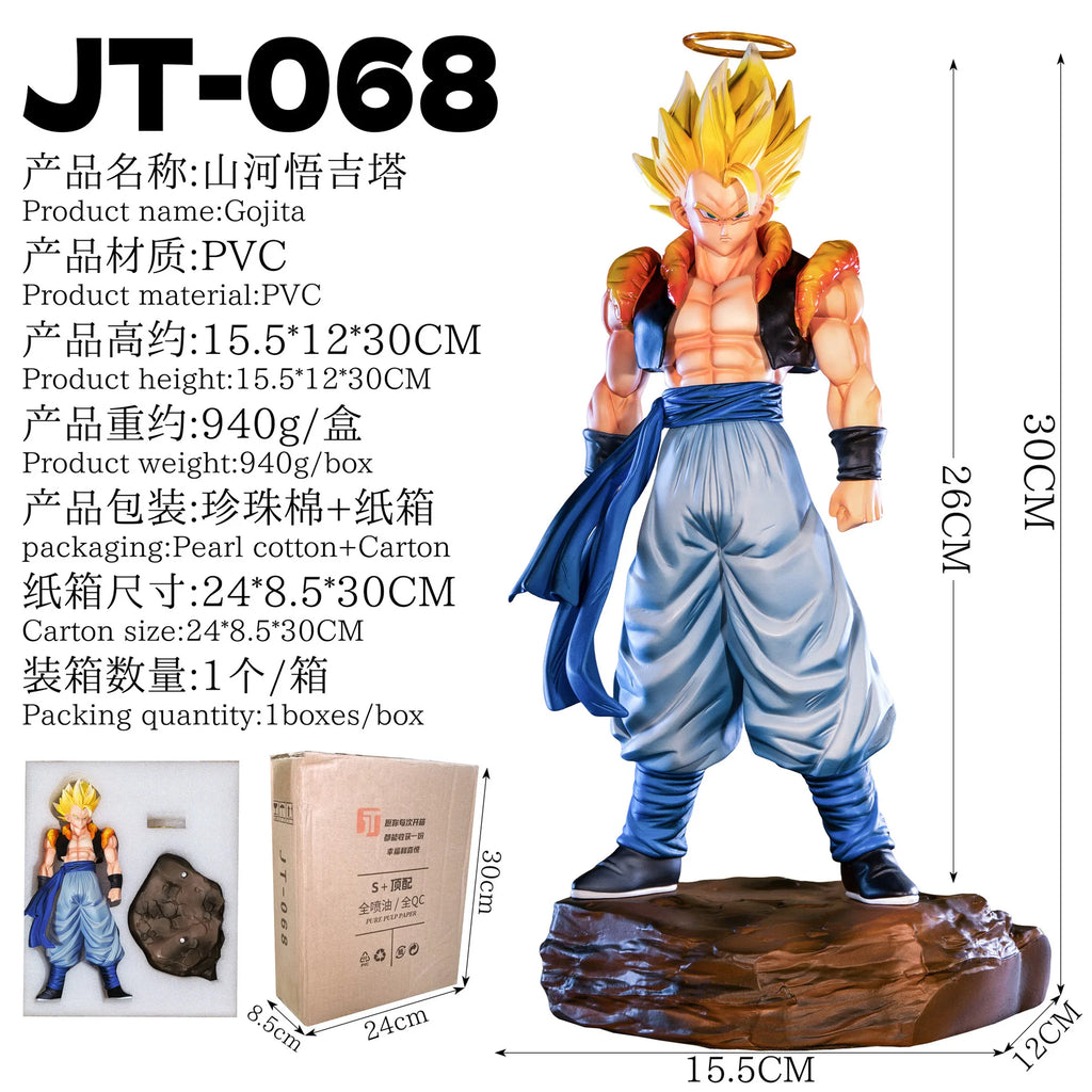JT Statue Anime Dragon Ball Series Super Saiyan Goku Klin Trunks Figures Pvc Statue Collection Model Room Decoration Gift Toy