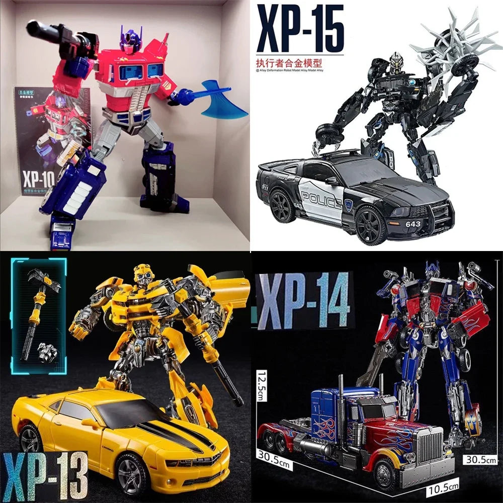 YUEXING XP15 Prowl Transformation Toys Barricade XP14 XP10 OP Commander XP13 Bumblebe LS02 MPM05 Action Anime Figure Robot Model