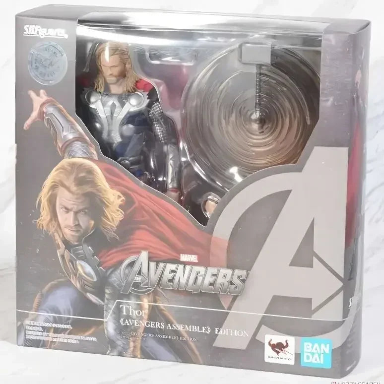 Bandai Shf Marvel Avengers Endgame Edition Captain America Iron Man Mk6 Thor Hulk Action Figure Collectible Gift Toy【In Stock】