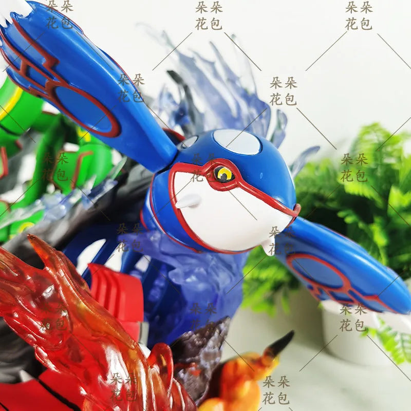 Cute Cartoon Pokemon Game Anime Surrounding Statue Ornaments Fengyuan Three Gods Guraduo Gaioka Empty Seat Manual Large Gift