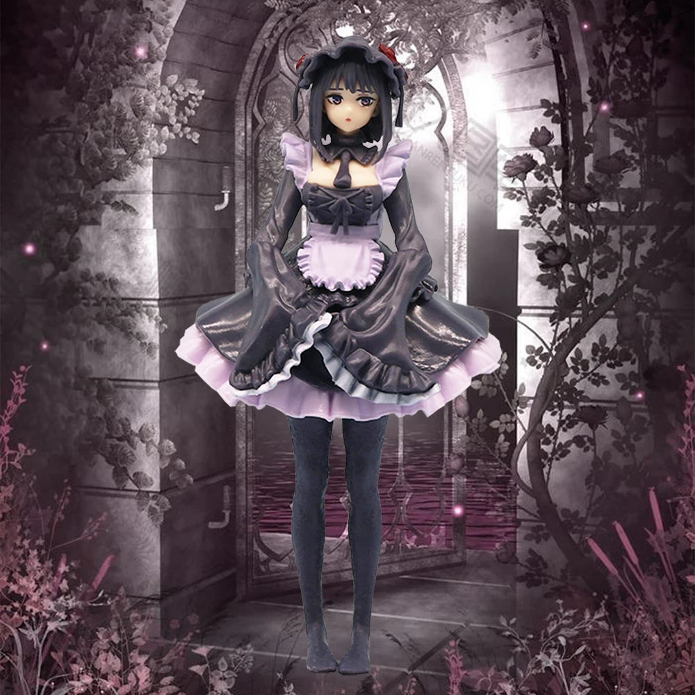 20cm My Dress-Up Darling Anime Figure Black Maid Outfit Kitagawa Marin Action Figure Shizuku Kuroe Figurine Collection Model Toy