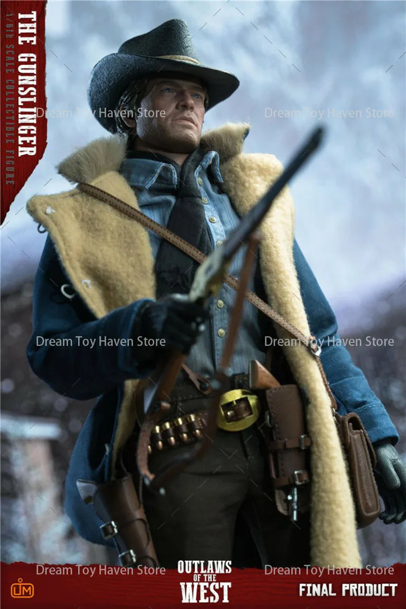 LIMTOYS LIM008 Original 1/6 Scale Male Soldier Wild West Gunslinger Full Set 12Inch Action Figure Model Collectible Dolls