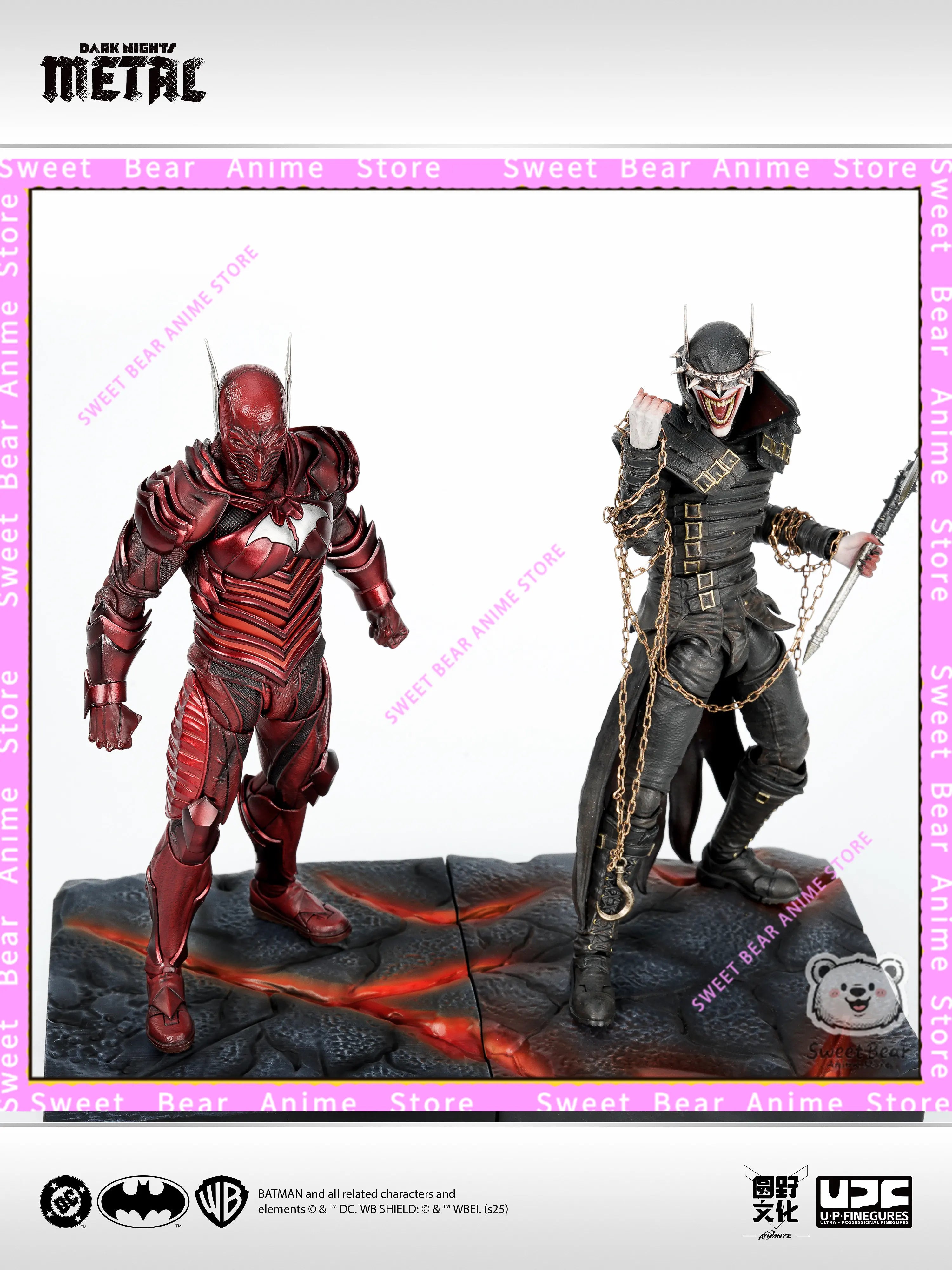 In Stock  UPFinegures The Red Death Dark Nights: Metal  1/12 Scale Action Figure Model Trendy Toys Desktop Doll Collectibles