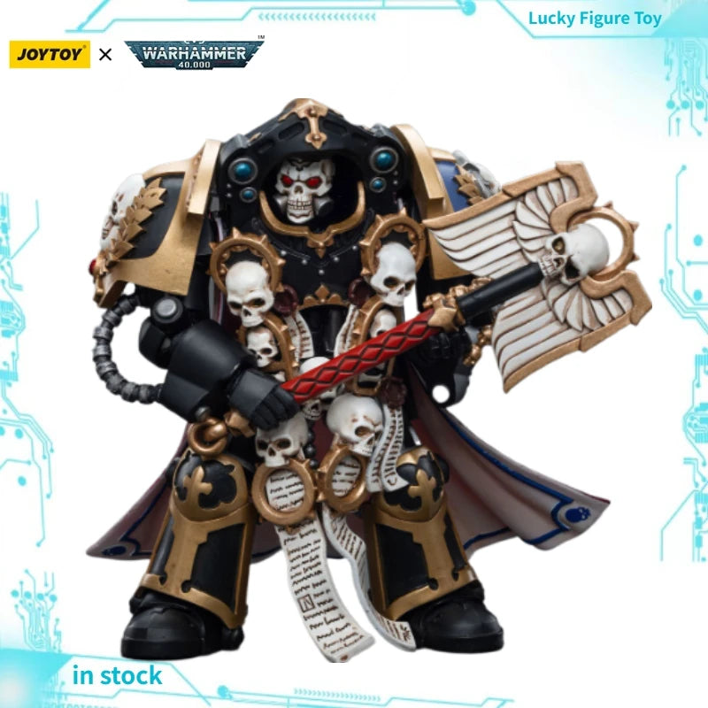 【Original】JOYTOY Warhammer 40K Ultramarines Terminator Chaplain Brother Vanius 1/18 Action Figure Model