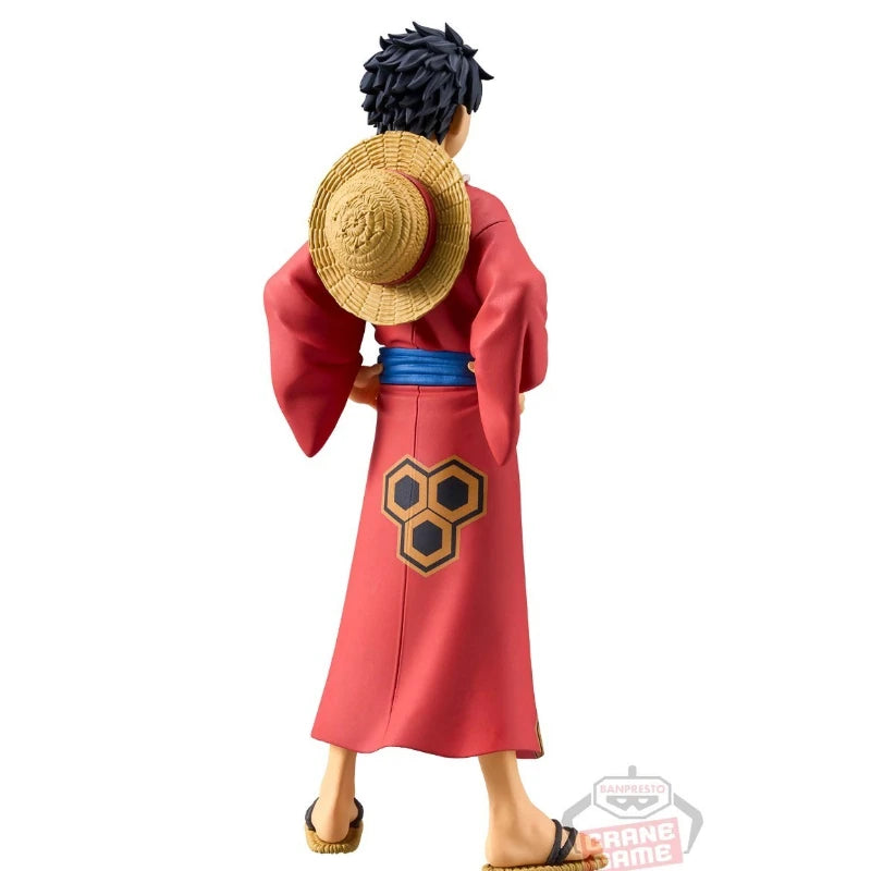 Bandai Auf Lager BANPRESTO DXF One Piece Monkey D. Luffy Roronoa Zoro Sanji Yukata Anime Actionfigur Spielzeug Geschenk Modell Sammlung