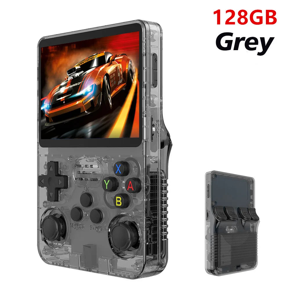 Retro R36 Ultra Handheld Video Game Console IPS Screen 128GB Games Portable Pocket Player Linux System R36S R36 PRO