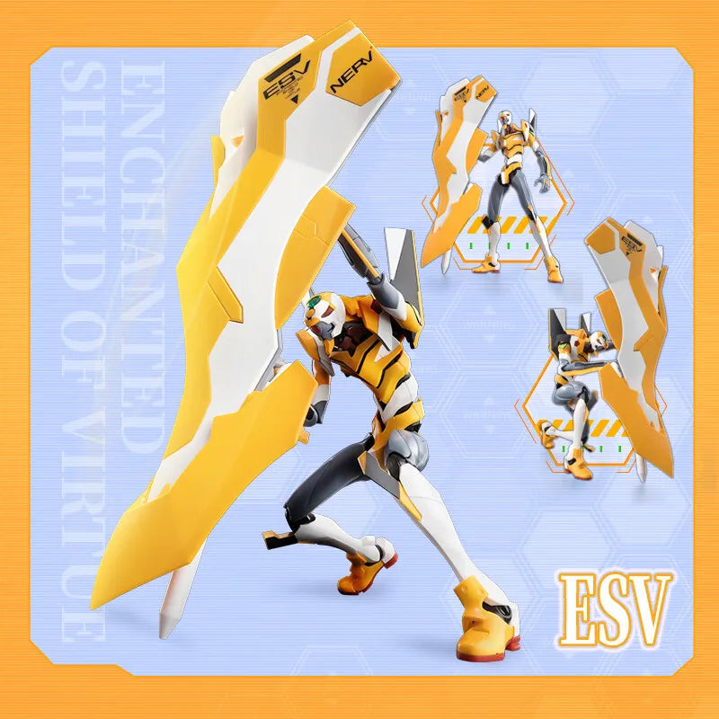 BLOKEES Original EVANGELION-02 01 08 EVA00 NEON GENESIS EVANGELION Asuka Shinji Assembled Action Figure Anime Robot Armor Toys