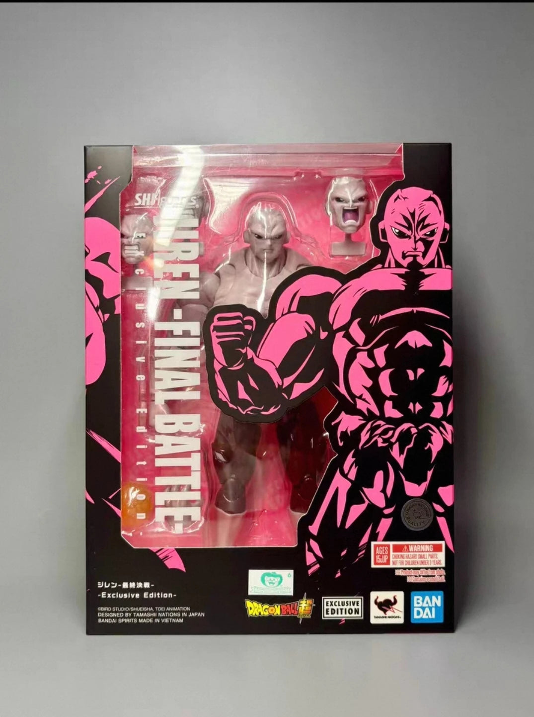 Original Bandai S.H.Figuarts SHF Jiren Final Battle 2024 SDCC Exclusive Edition Dragon Ball Z in Stock Anime Action Model Toys