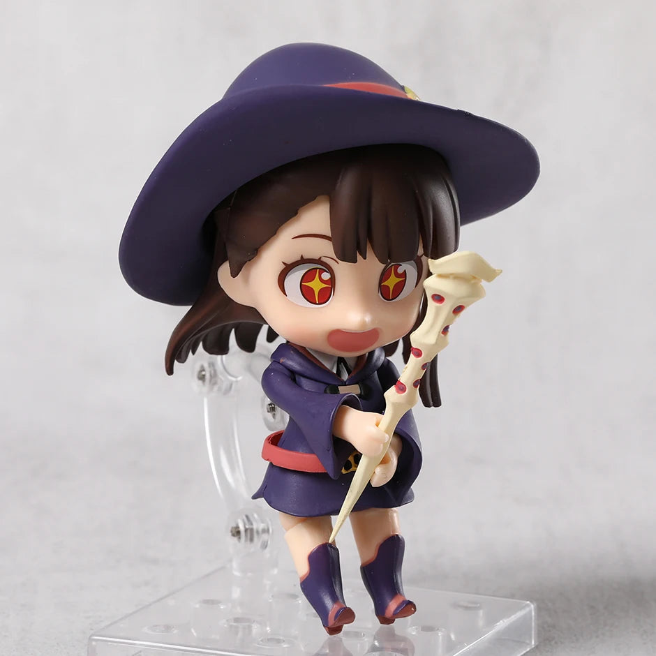 Atsuko Kagari 747 Little Witch Academia Q Face Doll Action Figure Collectible Model Toy Gift