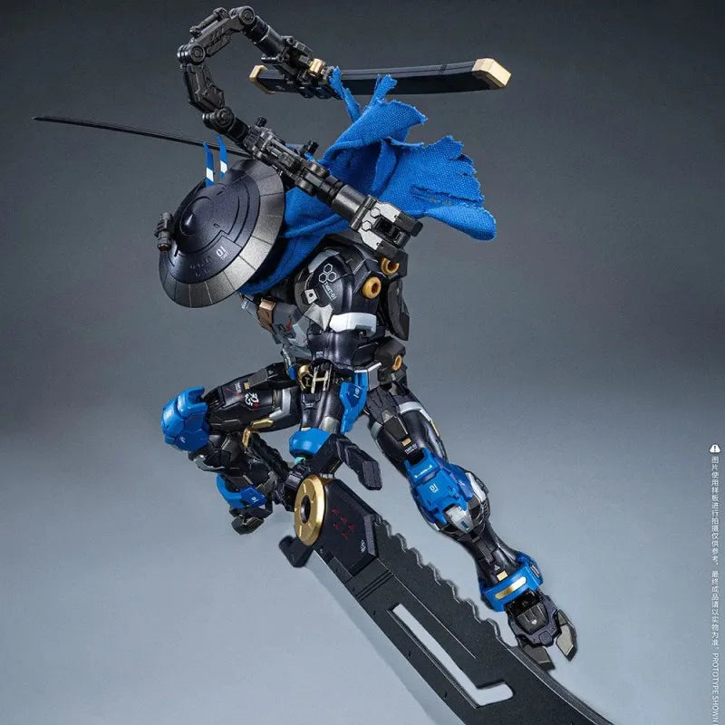 【IN STOCK】JOYTOY HEATBOYS LEONARDO 40 anniversary edition mechanical turtle series finished alloy product model 1/100 anime toys