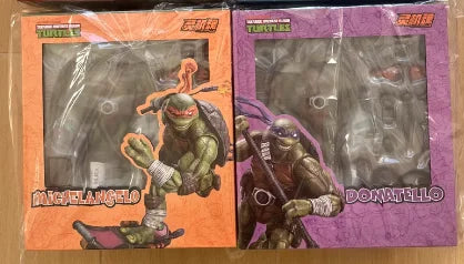 Lingjihun TMNT 1/12 Scale 16-17cm Leonardo Donatello Michelangelo Raphael Articulated Collectible Action Figure Anime Figure