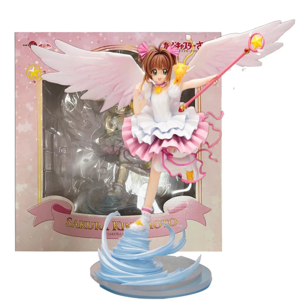 21 см аниме Cardcaptor Sakura фигурка Kinomoto Sakura стояща анимационен модел играчка подарък колекция декоративни орнаменти PVC