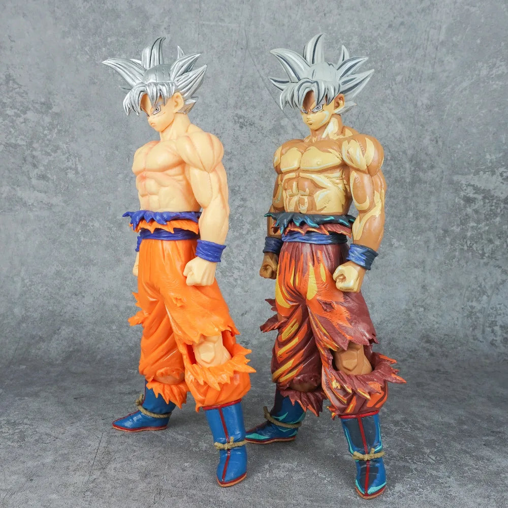 30CM Anime Dragon Ball Sun Wukong Free Anime Color Painting Large Model Toy Gift Collection Action Figure Resolution of Soldiers