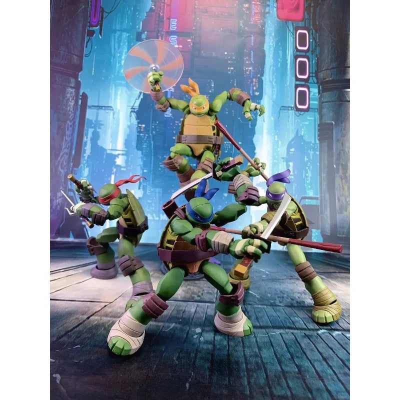Spot KAIYODO Original First Edition Teenage Mutant Ninja Turtles TMNT Raphael Animated Edition Model Handmade Toy Gift Collect