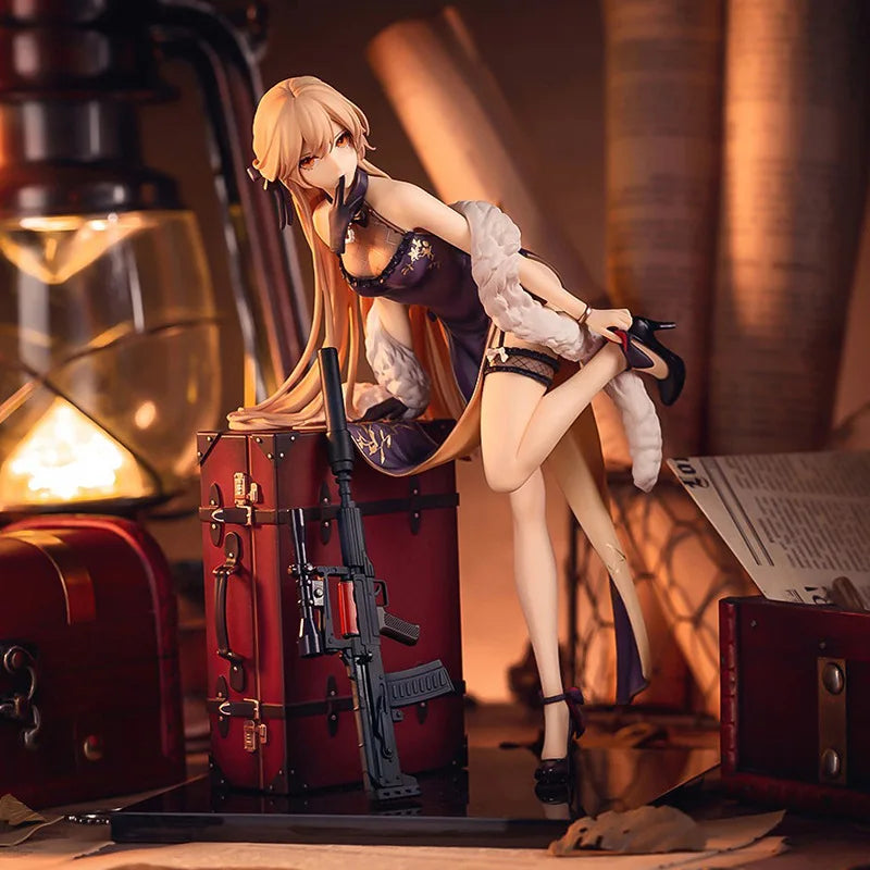 23cm Girls Frontline OTs-14 Full Dress Game Girl Figures Statue Cartoon Girl Models Boys Collectible Toys Ornament Doll Toys