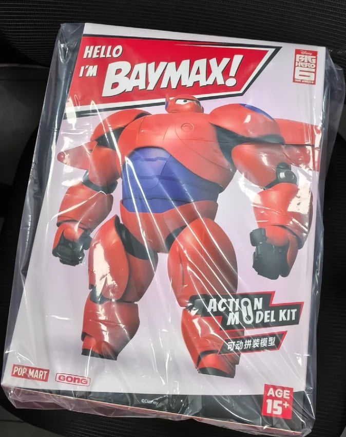 В наличност GONG Big Hero 6 Baymax сглобяем модел 18CM екшън фигурки играчки подарък колекция