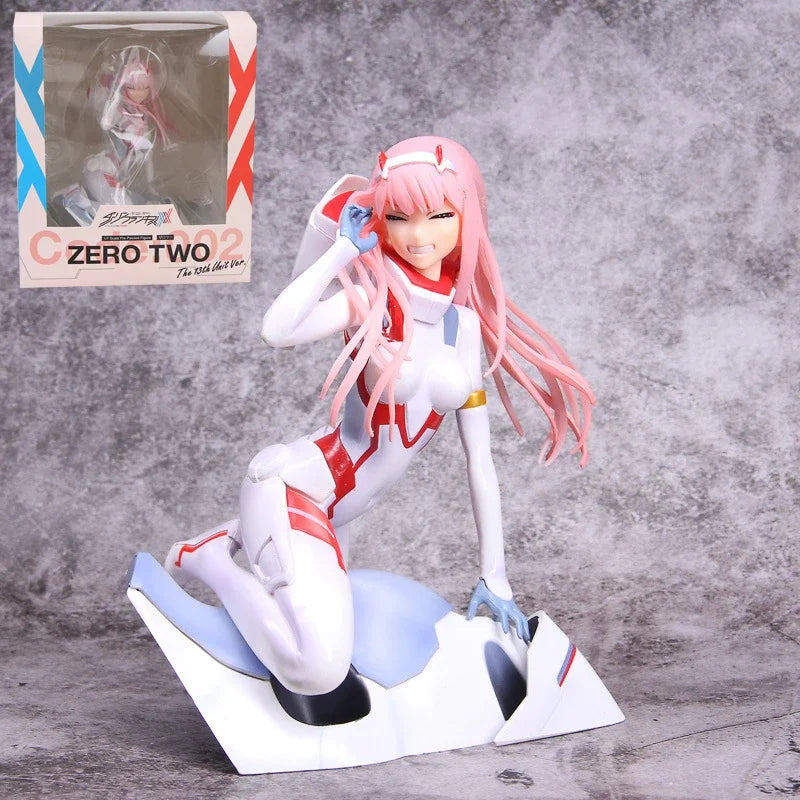 28cm DARLING in the FRANXX Zero Two 02 Sexy Anime Girl Figure Zero Two For My Darling Wedding Action Figure Collectible Doll Toy