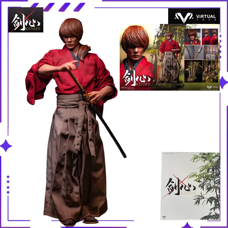 New Stock VTSTOYS KENSHI Original Langke Sword Heart Fei Village Sword Heart1/6movable Doll 12 Inch Model Toy As A Gift for Boys
