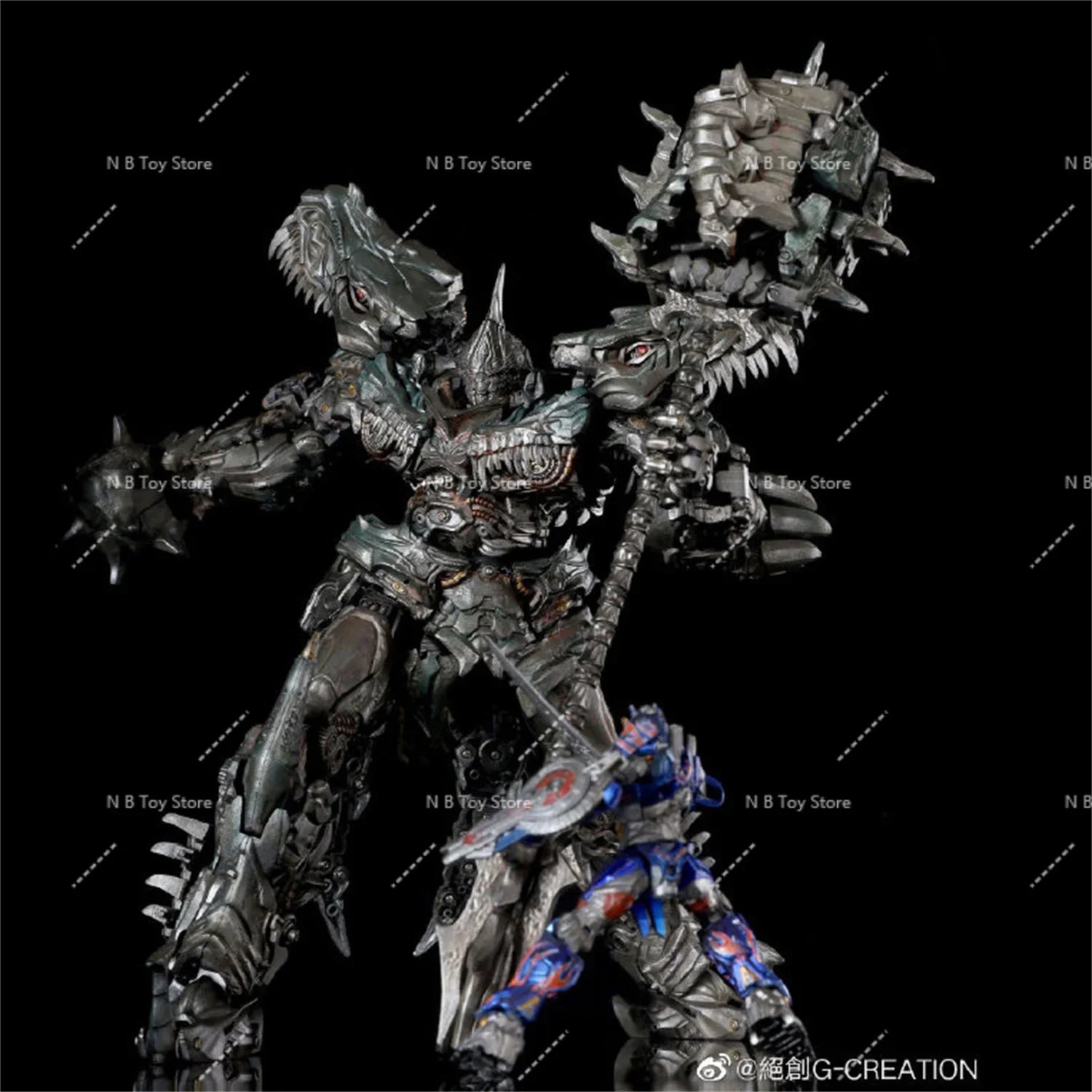 【EN STOCK】Transformación G-CREATION Grimlock MTST-01 MTST01 WRATH Dinosaur Action Figure Robot