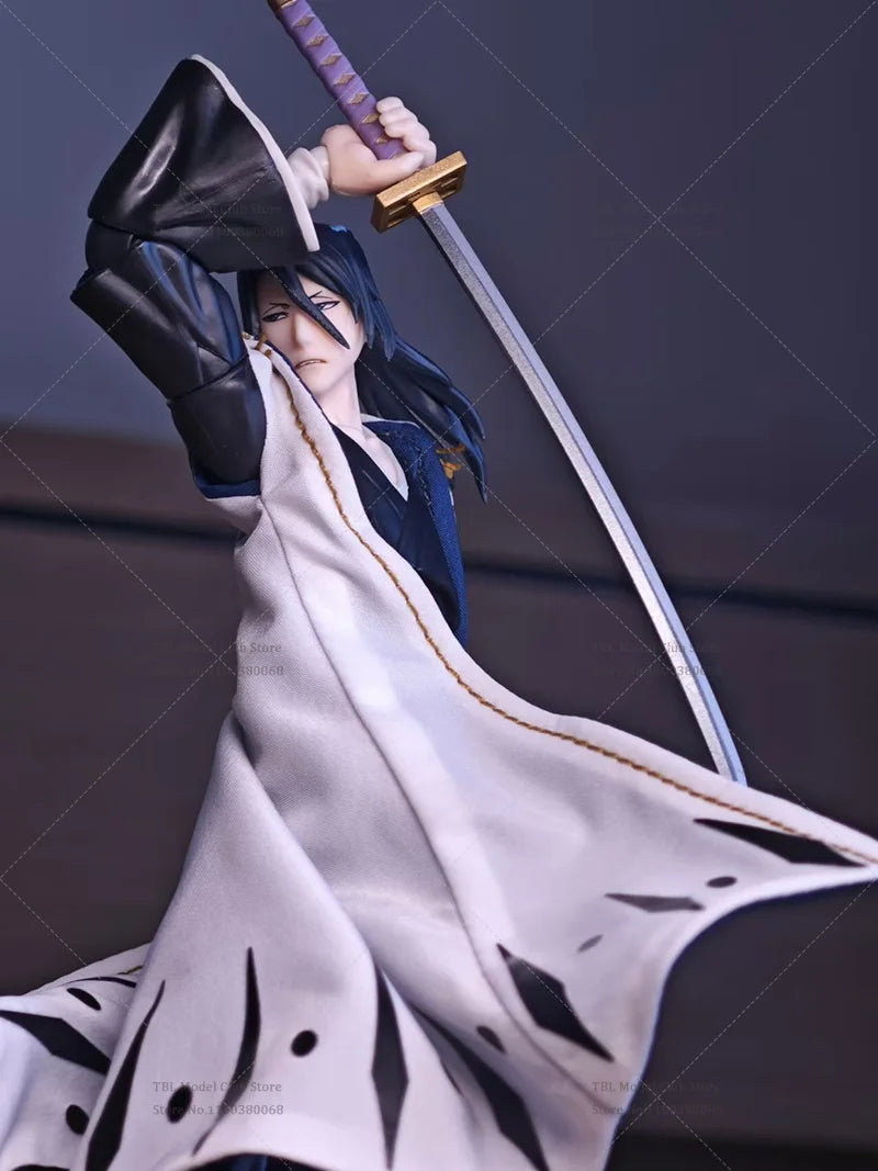 1/12 Scale Male Clothes Shinigami Kuchiki Byakuya Senbonzakura Japanese Anime For SHF 6-inch Action Figure Soldier Scene Props