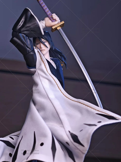 1/12 Scale Male Clothes Shinigami Kuchiki Byakuya Senbonzakura Japanese Anime For SHF 6-inch Action Figure Soldier Scene Props
