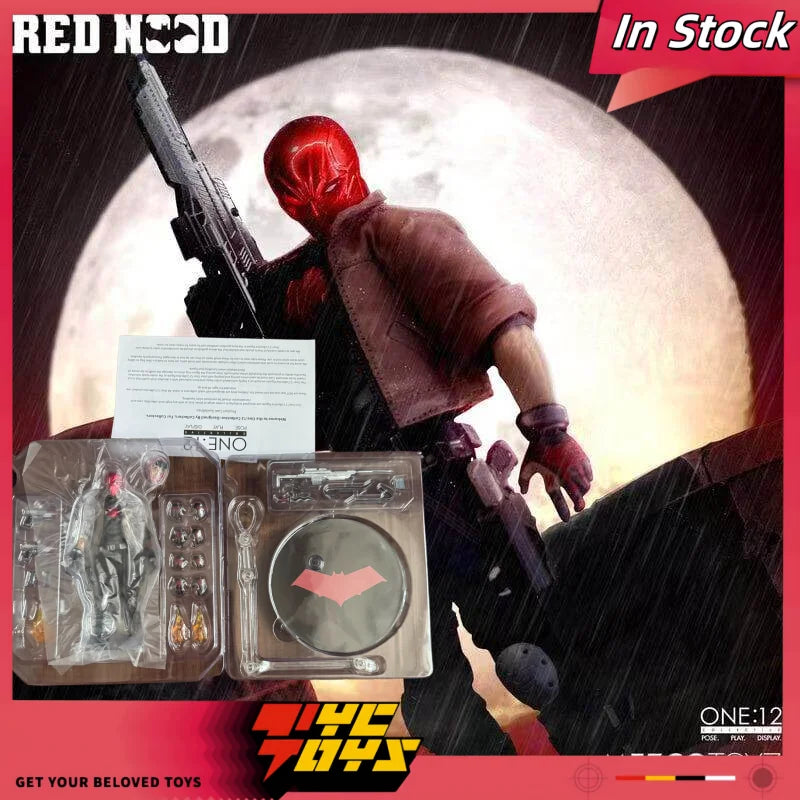 Brand New Original Mezco Toyz Red Hood 1:12 Limited Edition NYCC 2025 Jason Todd Batman Anime Action Figures Model Toy