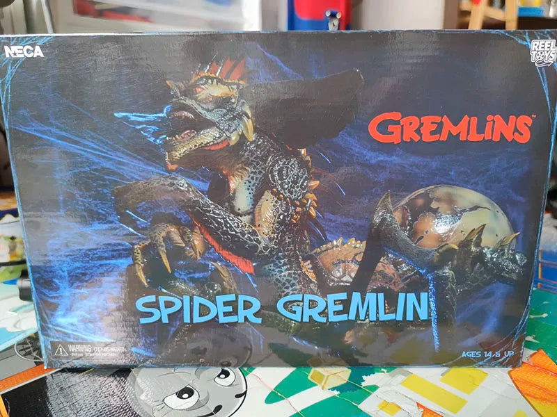Gremlins 2 Figure NECA 30786 Action Figuras Movie Spider Gremlin Figurine Toys Collection Model Doll Original Gift for Children