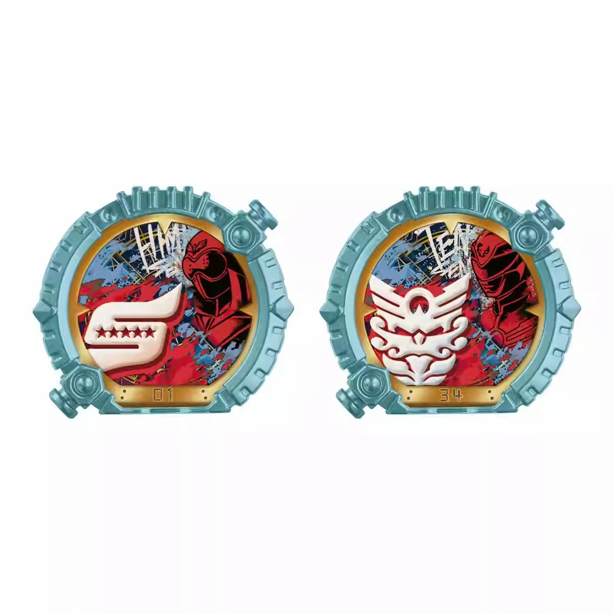 Bandai Genuine DX No.1 SENTAI GOZYUGER TEGASWORD Leon Buster 50 Sentai Ring Figure Toys Gift Collectible Model