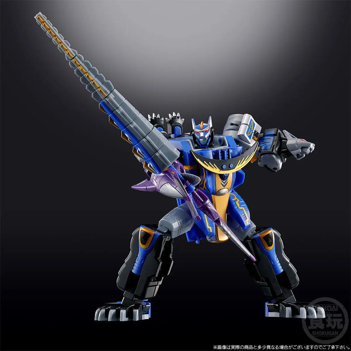 BANDAI SMP Hyakujuu Sentai Gaoranger GaoHunter Justice Blue Moon Anime Action Figures Assembly Model Toy