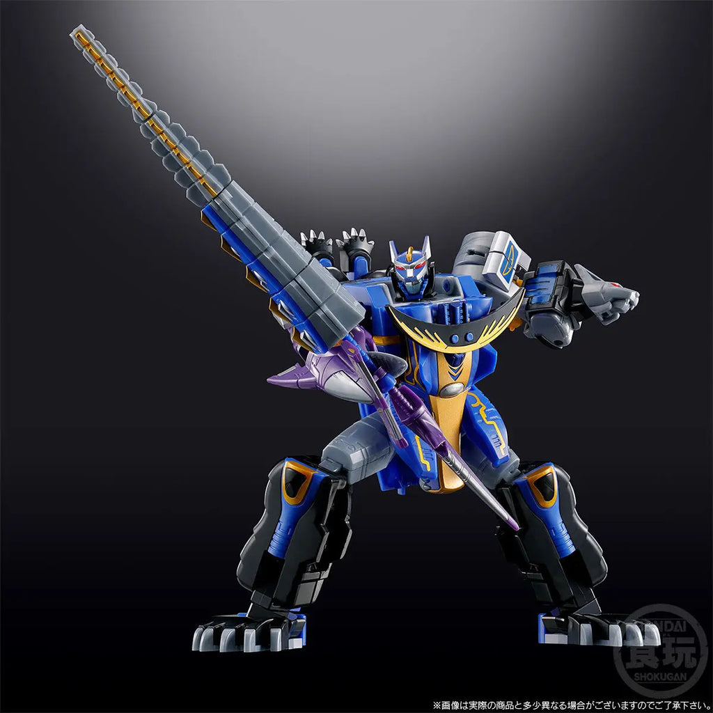 BANDAI SMP Hyakujuu Sentai Gaoranger GaoHunter Justice Blue Moon Anime Action Figures Assembly Model Toy