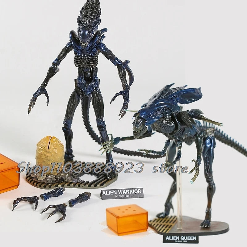 Научнофантастична фигурка на извънземна кралица Revoltech 016 Воин 018 Извънземна кралица Екшън фигурка Извънземно срещу Хищник Аниме Модел Играчки Кукла за рожден ден