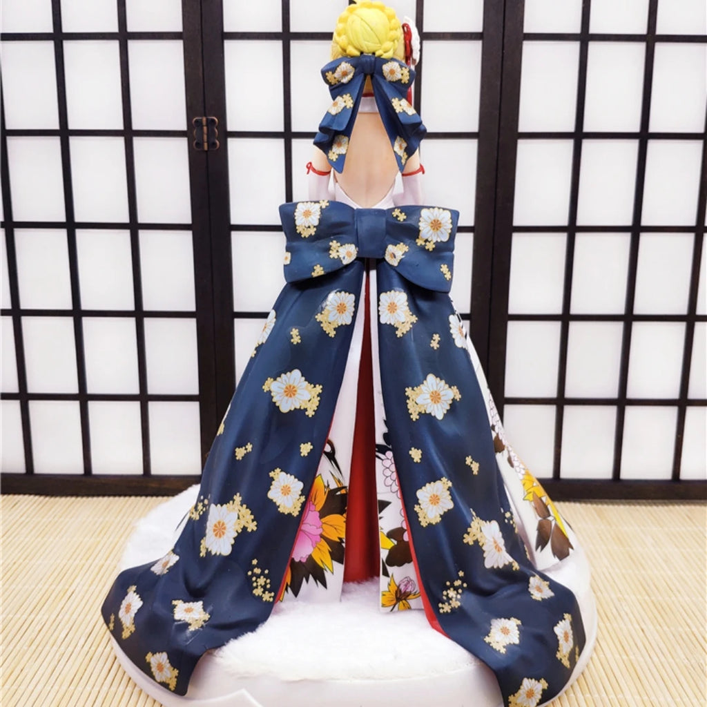 Fate/Stay Night Black Saber Altaria Pendragon Anime-Modellstatue Sammlerfigur Black Saber Dekoration Spielzeug Action Geschenk