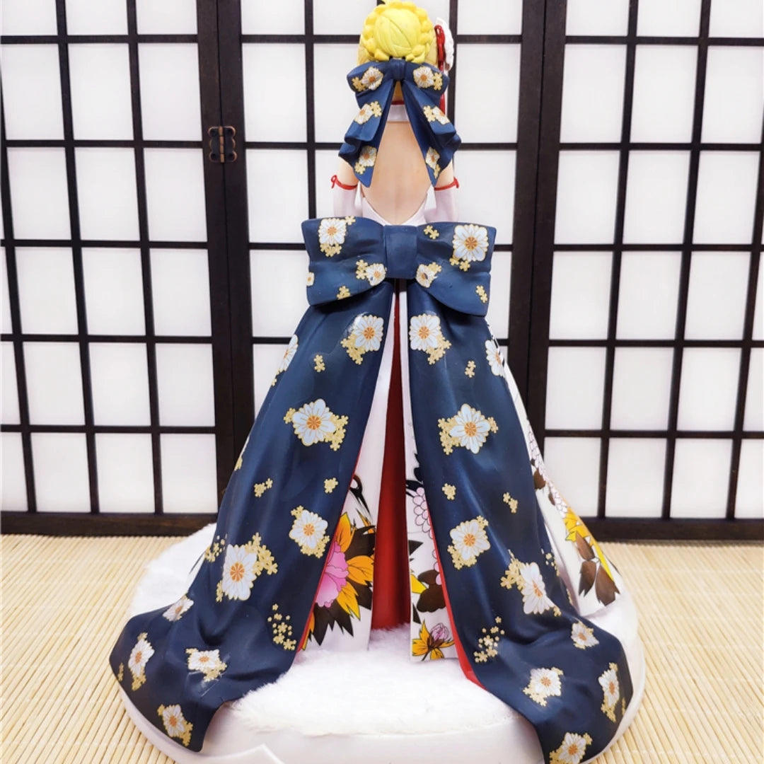 Fate/Stay Night Black Saber Altaria Pendragon Anime-Modellstatue Sammlerfigur Black Saber Dekoration Spielzeug Action Geschenk