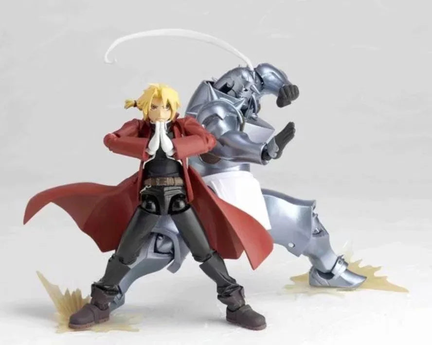 Anime Fullmetal Alchemist Edward Elric Alphonse REVOLTECH YAMAGUCHI Articulated Action Figure Model Toys