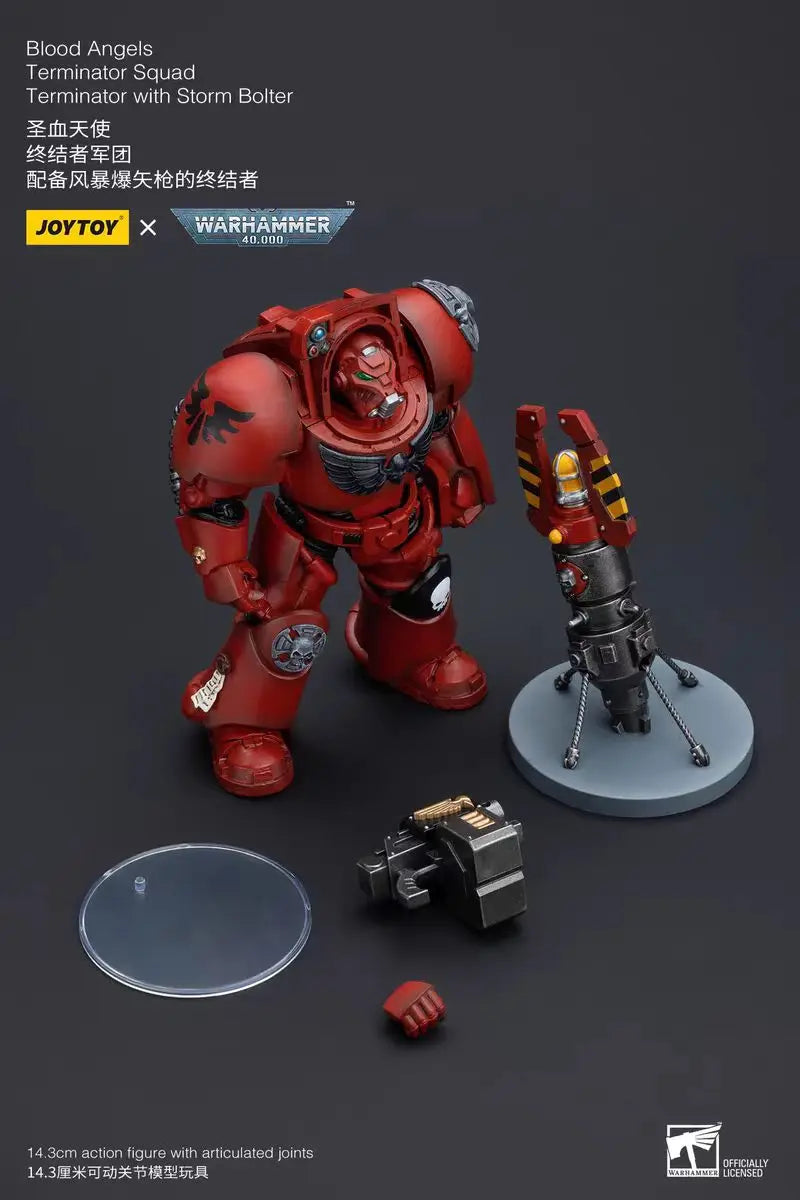 【In Stock】JOYTOY Warhammer 40K Blood Angels Terminator Squad 1/18 Action Figures Toys Model Collection Ornaments