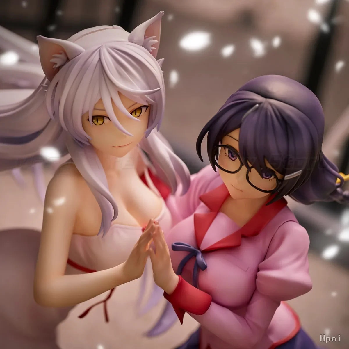 【In Stock 】UnionCreative Nekomonogatari(Kuro) Hanekawa Tsubasa and Black Hanekawa Beauty Anime Ornaments Collection Gifts