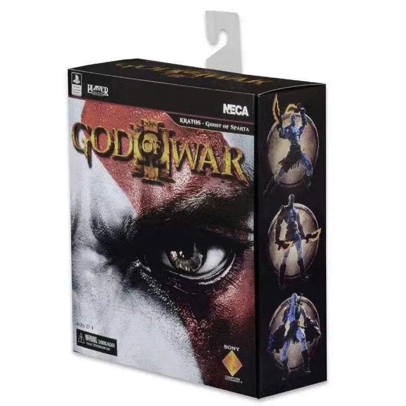 NECA God of War Ultimate Kratos Екшън фигурка Винилова фигурка Кукла Колекция Игра Модел Играчка