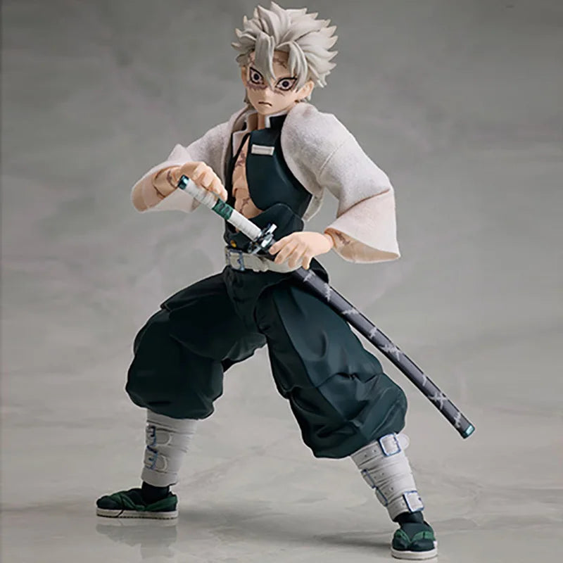 ANIPLEX BUZZmod. Demon Slayer Kimetsu No Yaiba SANEMI SHINAZUGAWA 1/12 Anime Doll Collection Ornaments Decoration Toy Model Gift