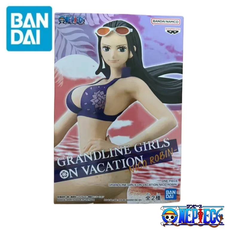 В наличност Bandai Original One Piece Banpresto Boa Hancock Nico Robin 100% оригинални празнични подаръци фигурка модел орнаменти статуя
