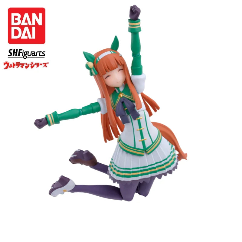 Auf Lager: Bandai Original SH Figuarts Pretty Derby Silence Suzuka Actionfigur, Modellpuppe, brandneu und originalverpackt, Anime-Charakter