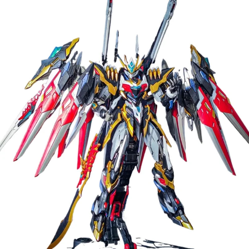 30cm Anime Ganjiang Motor Nuclear Action Figures Mecha Assembly Model Kits Alloy Skeleton Posable Desktop Decoration Model Gifts